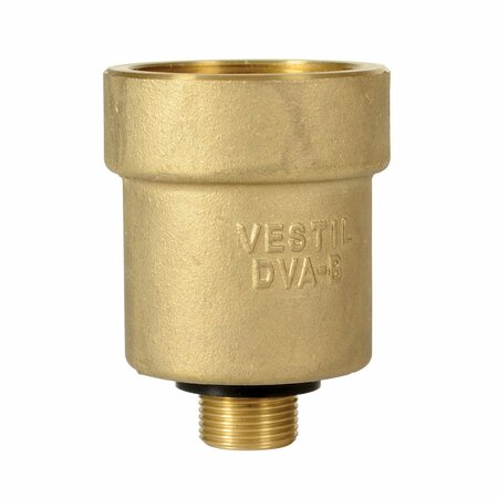 VESTIL Brass Drum Vent Adapter with 2" Vent Diameter DVA-B